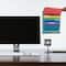 Mind Reader 6 Compartment Vertical Hanging Wall File & Chart Organizer